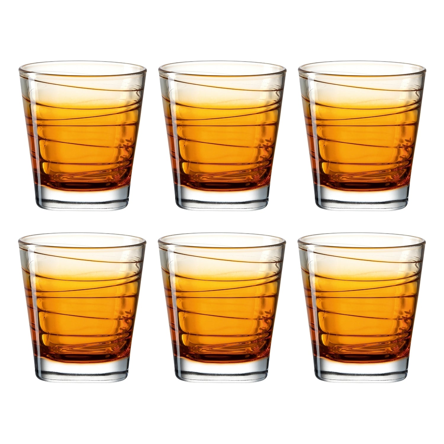 leonardo-vario-struttura-verre-eau-orange-250-ml-lot-6 image 1