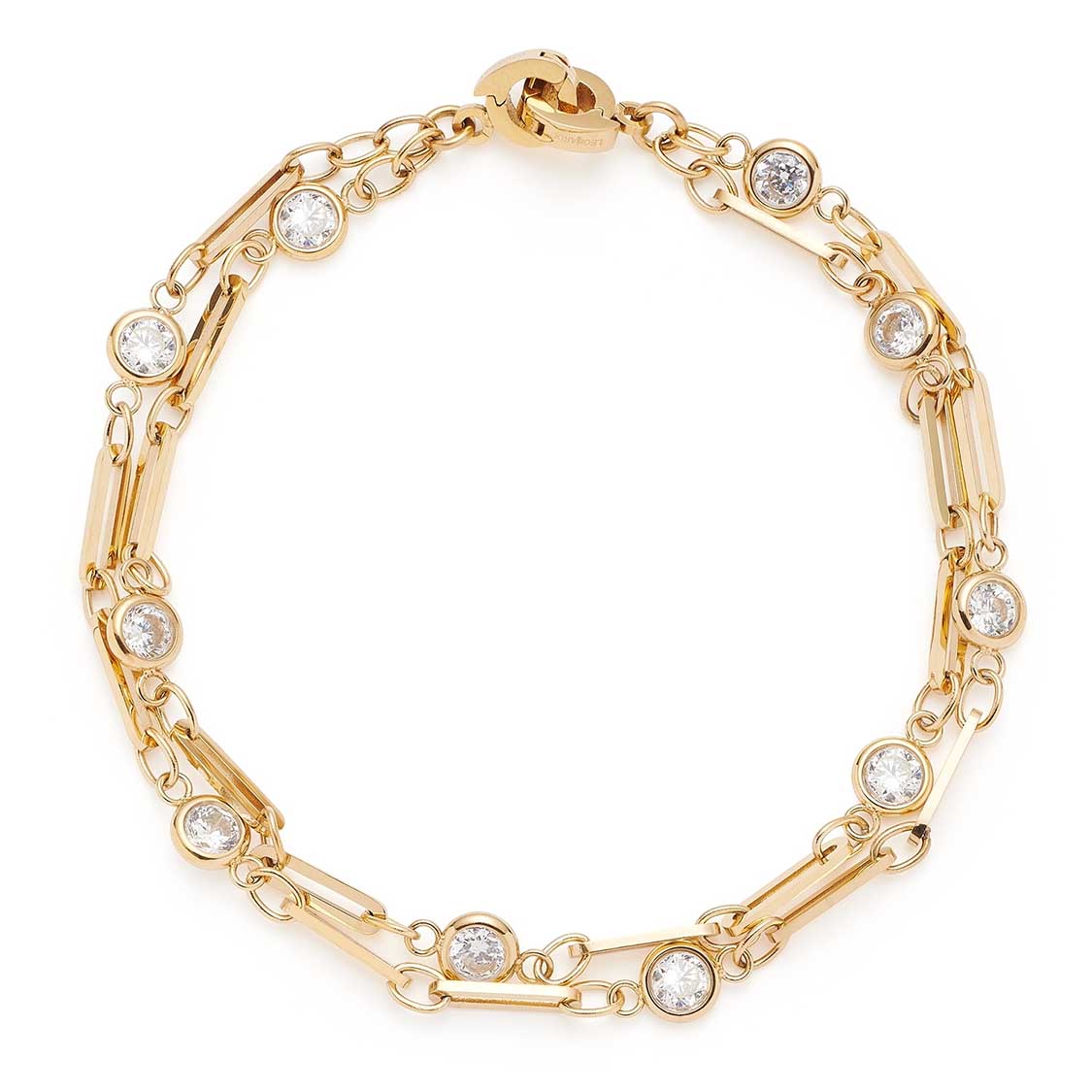 leonardo-rebecca-bracelet-dor-clip-mix image 1