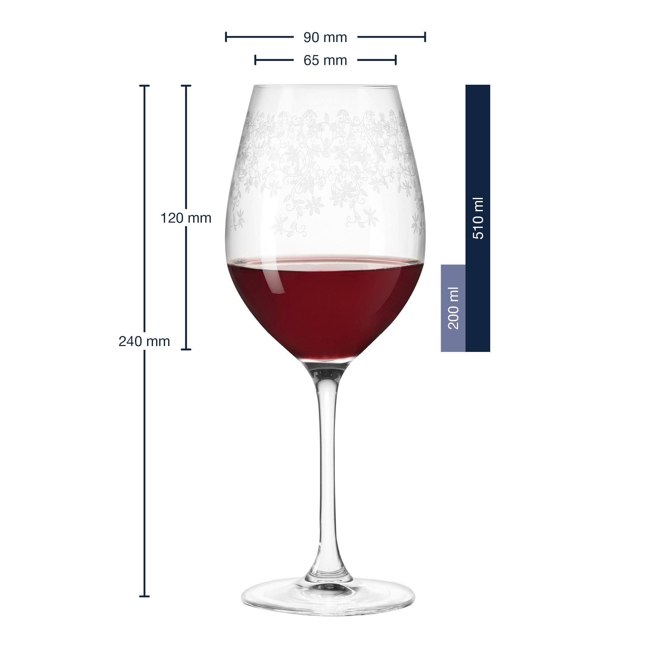 leonardo-chateau-verres-vin-rouge-510-ml-lot-de-6-graves image 2