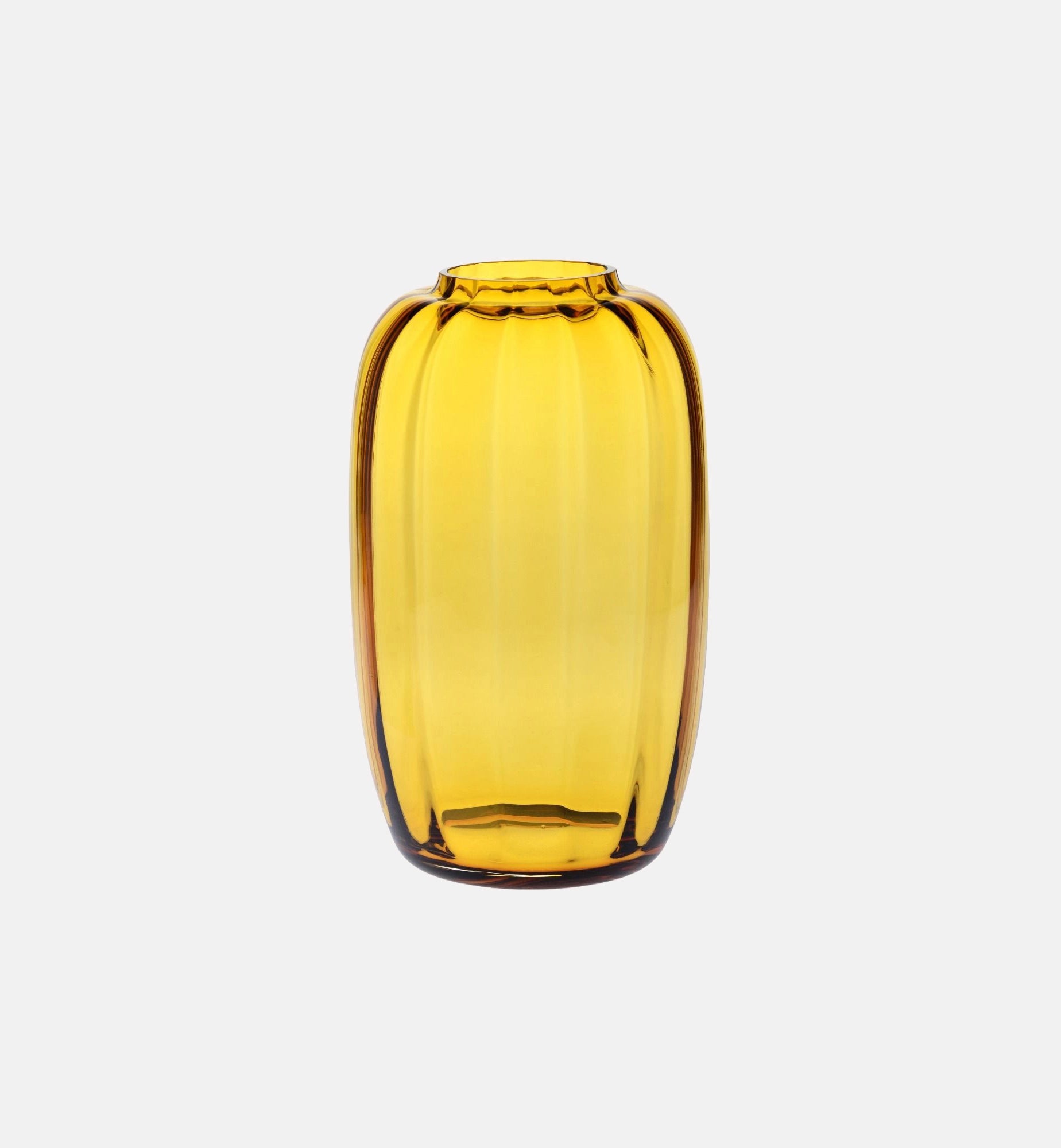 krosno-ballerina-vase-cristal-ambre-34-cm-stri image 1