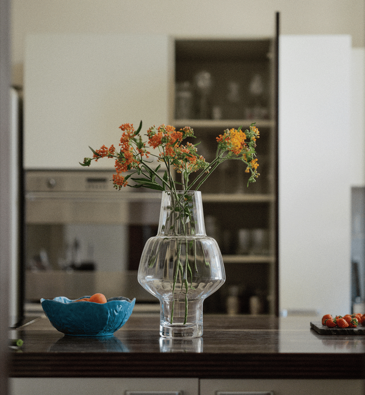 krosno-muse-vase-40-cm-transparent image 2