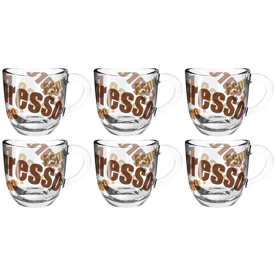leonardo-napoli-tasse-espresso-3-couleurs-80-ml-lot-6 image 1