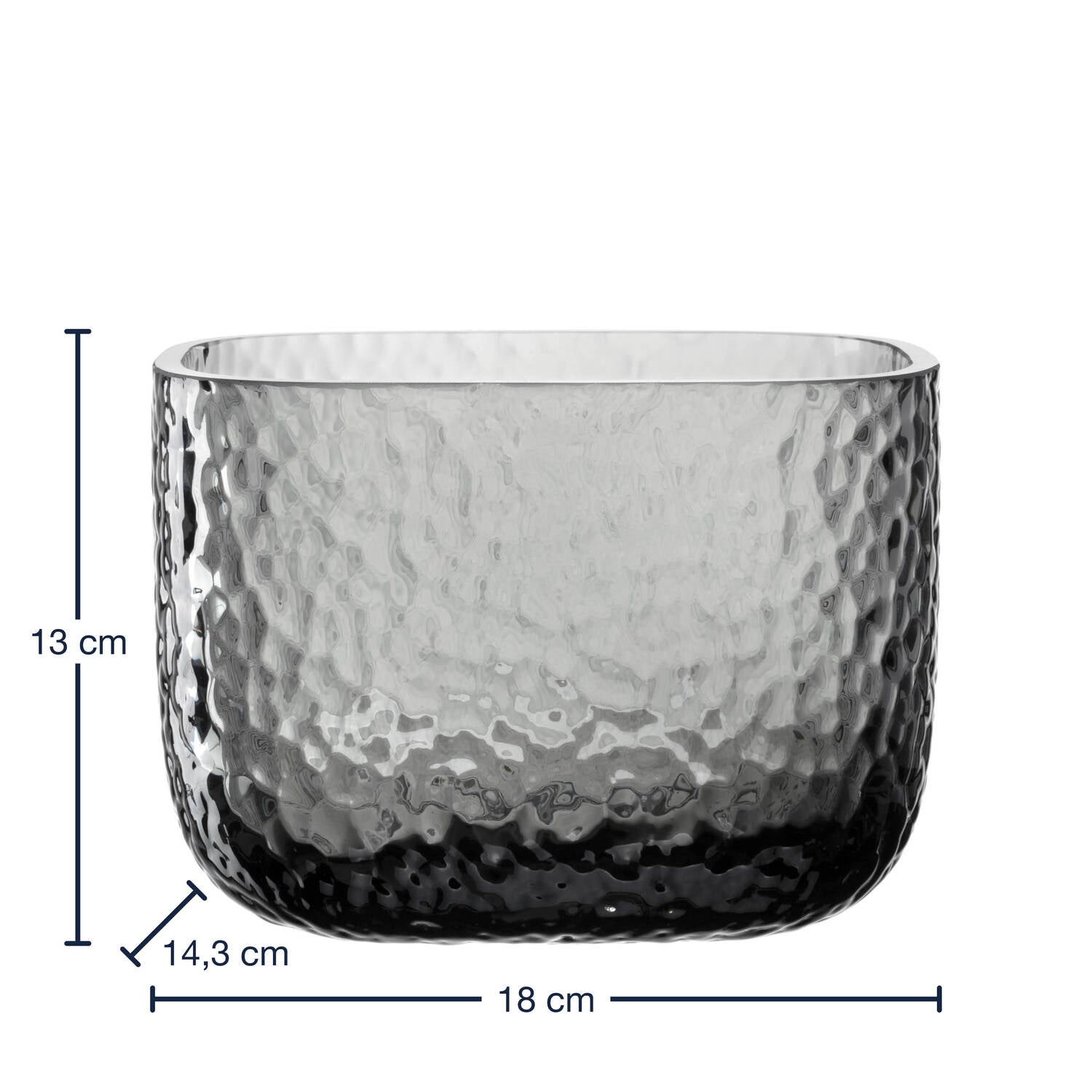 leonardo-martello-vase-13-cm-gris-textur image 2