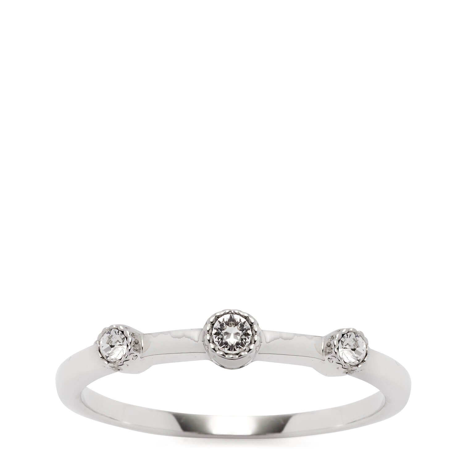 leonardo-marida-ciao-bague-acier-16-cristaux image 1