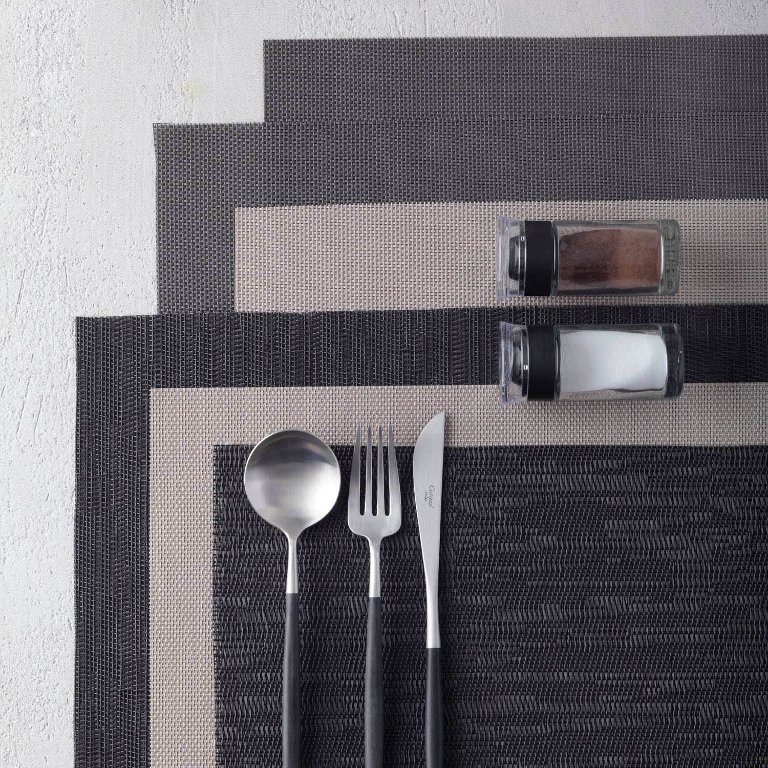 leonardo-cucina-set-de-table-gris-rectangulaire image 2