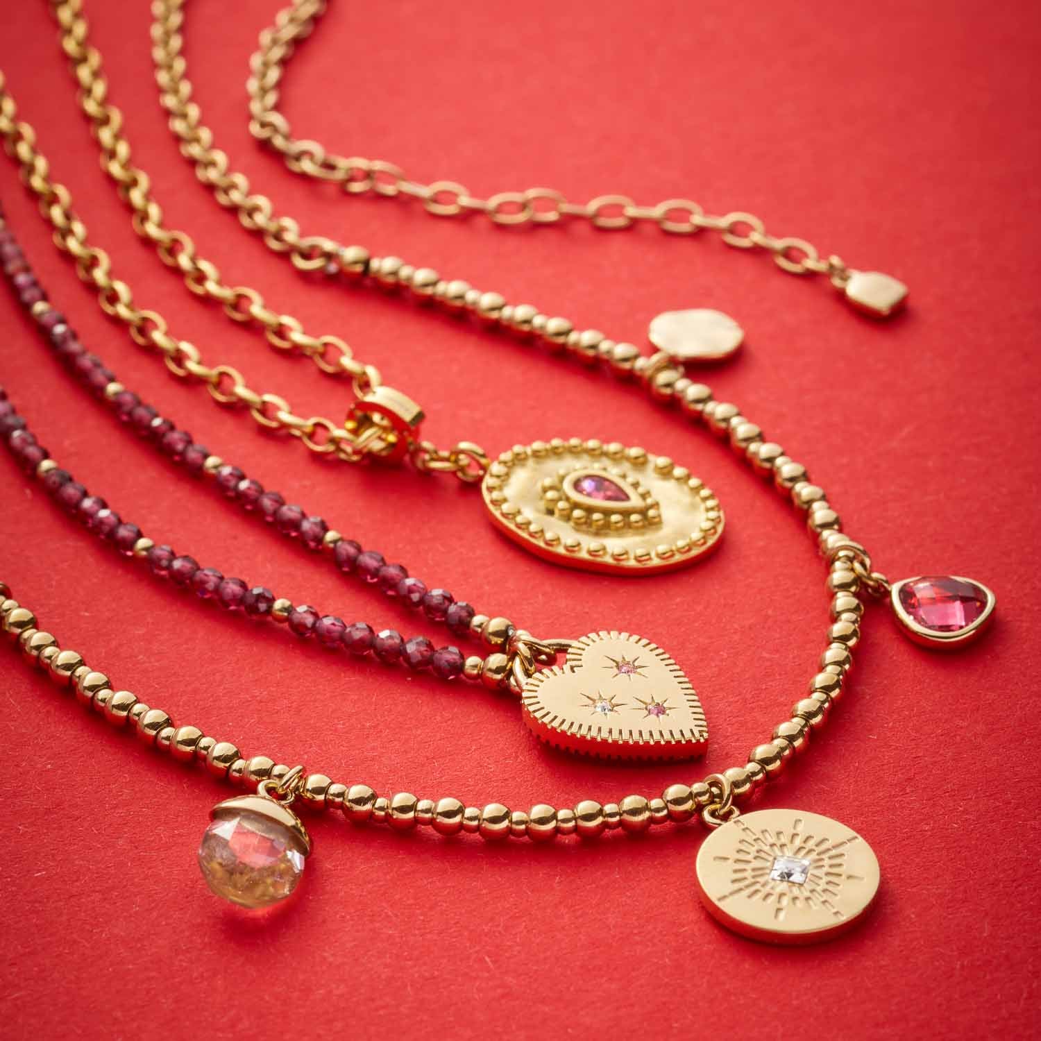 leonardo-giselle-45-cm-collier-dor-5-charms image 5