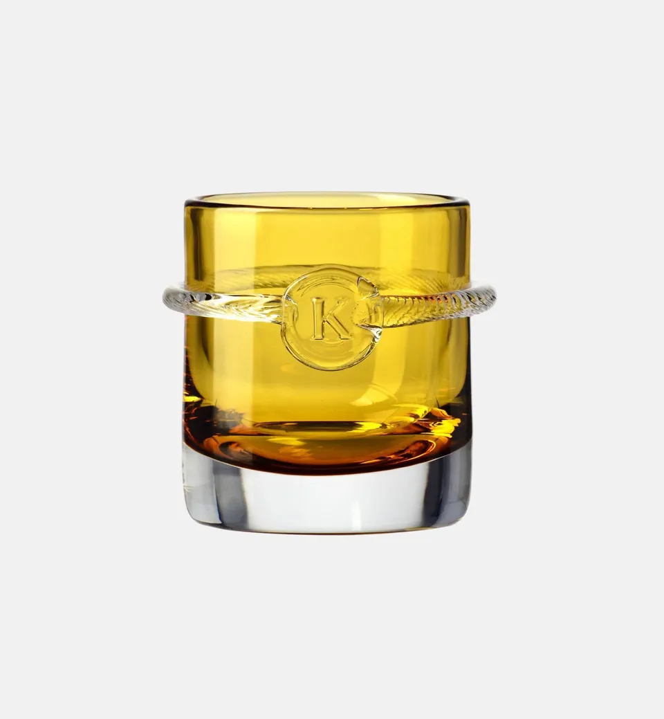 krosno-aurelia-verres-bas-ambre-330-ml-cristal-main image 1