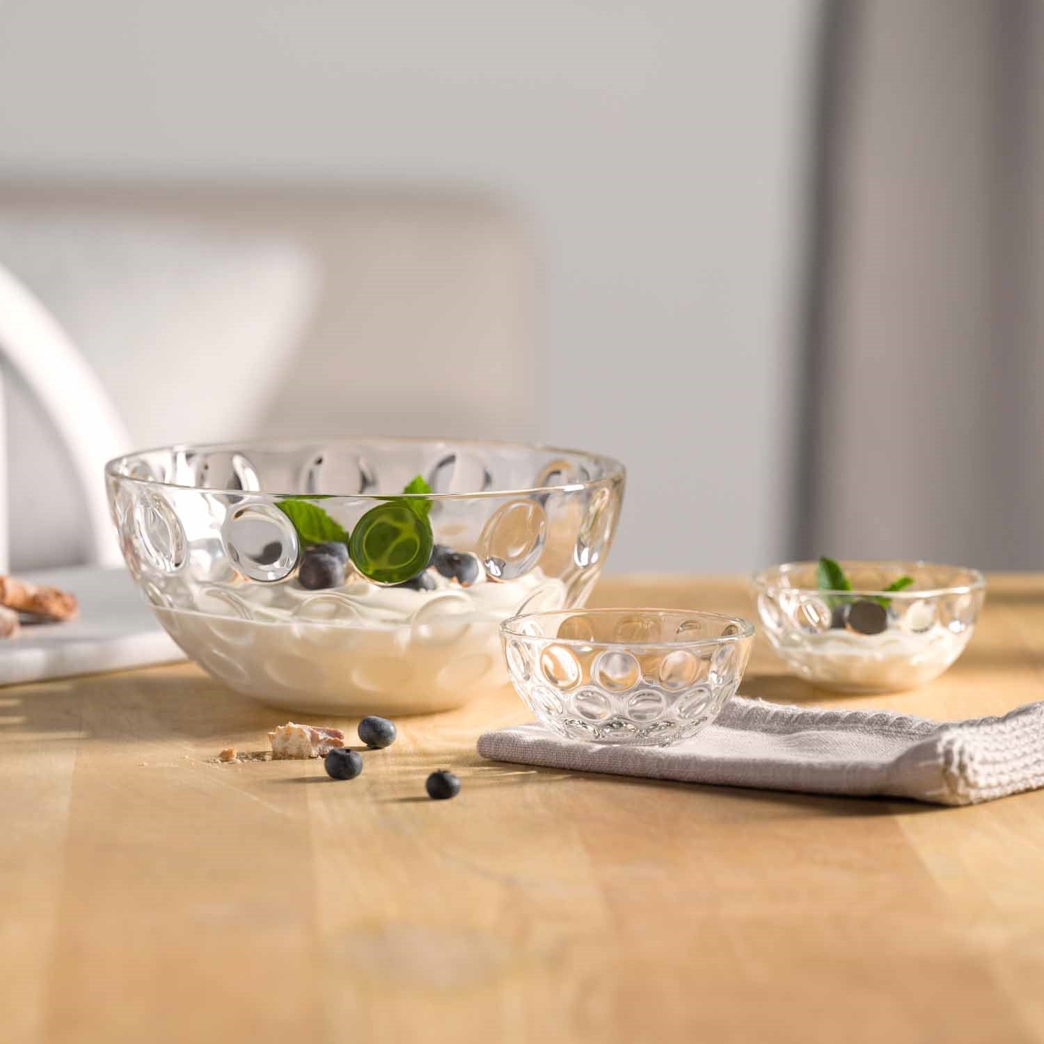leonardo-cucina-optic-saladier-verre-22-cm-transparent image 6