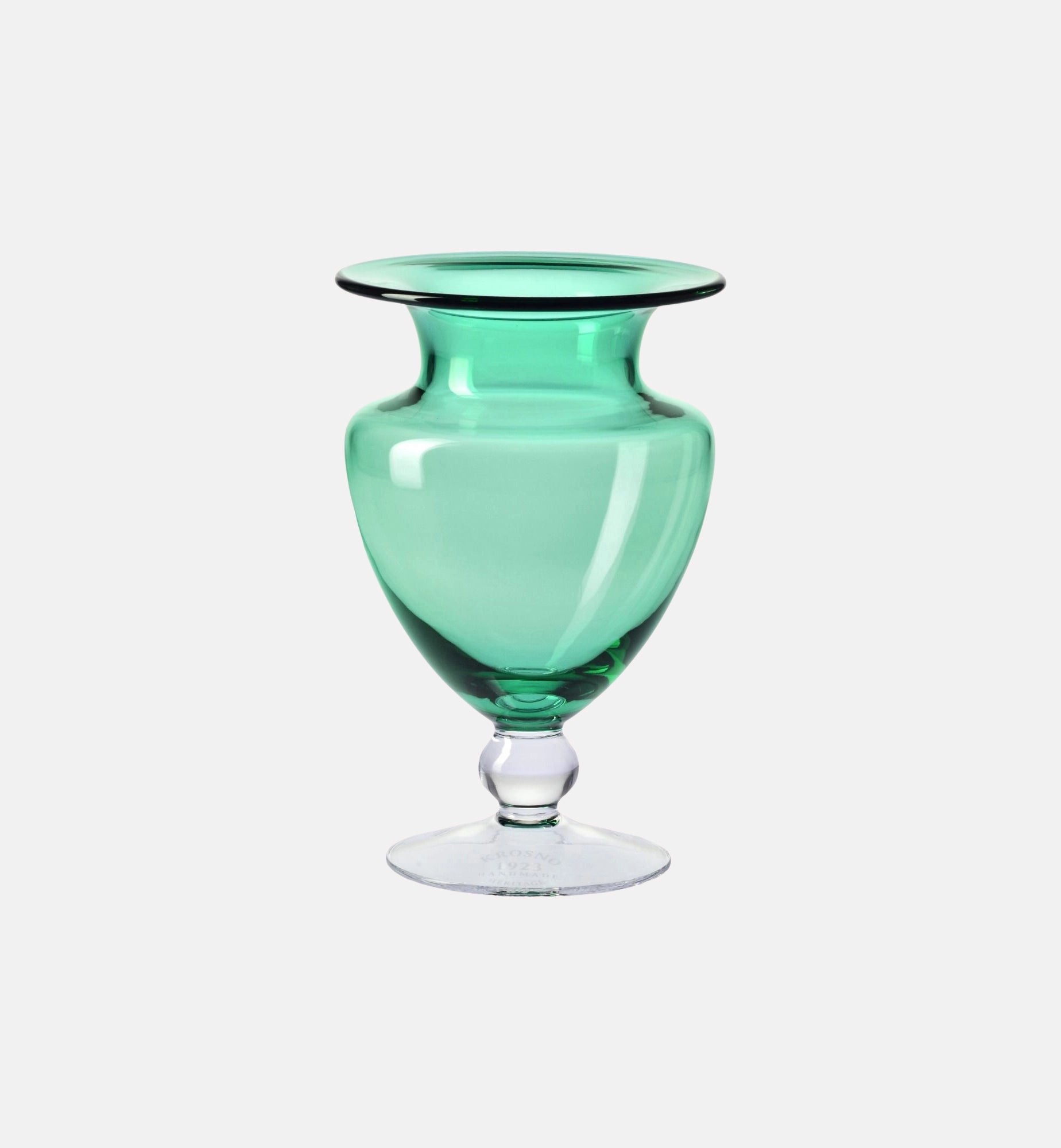 krosno-the-palace-5253-vase-sur-pied-meraude-26-cm image 1