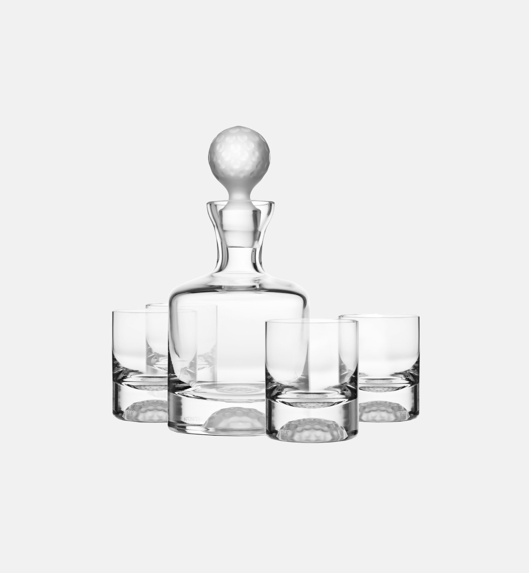 krosno-golf-coffret-whisky-carafe-4-verres-5-pcs image 1