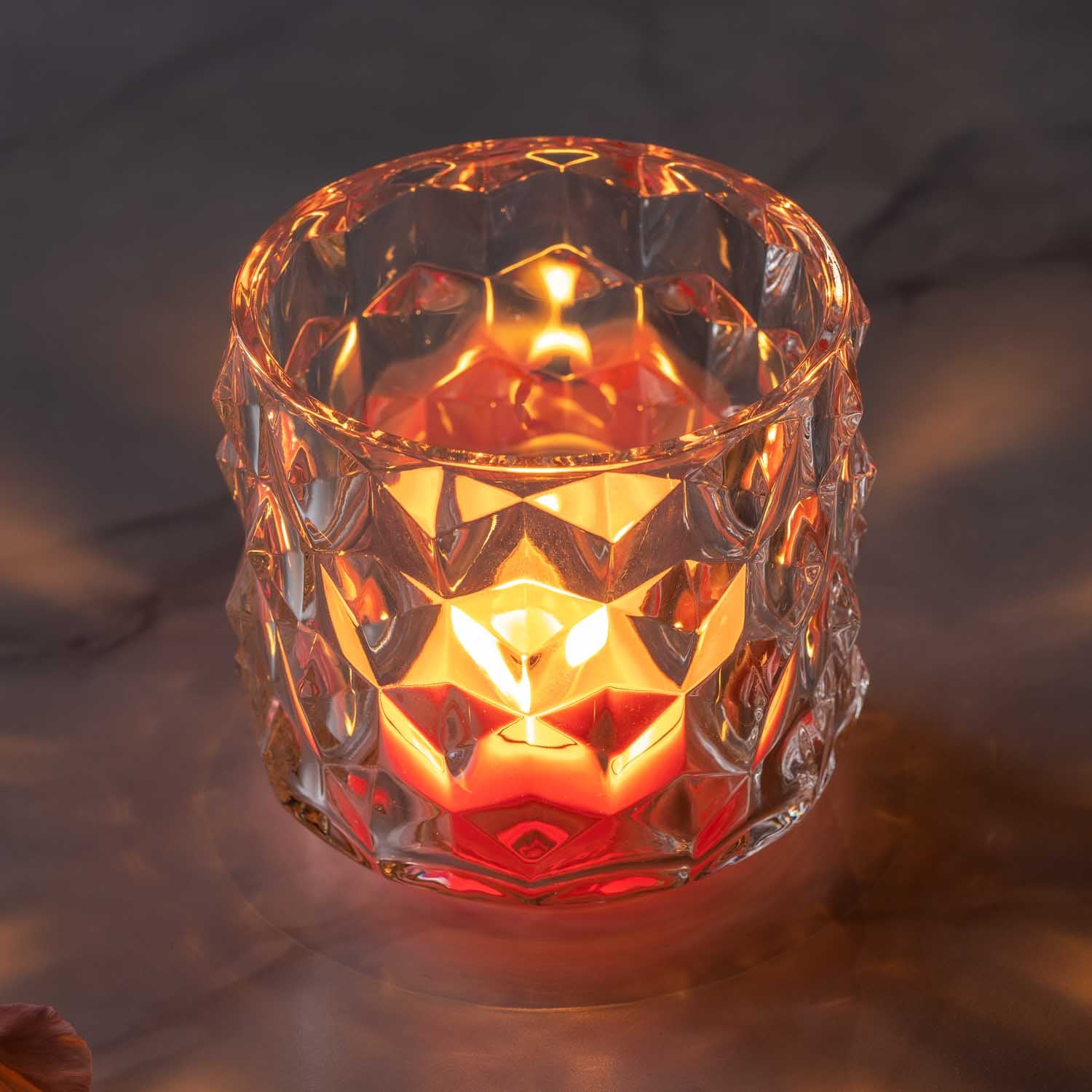 leonardo-poesia-photophore-verre-lot-4-10-cm-satin image 3